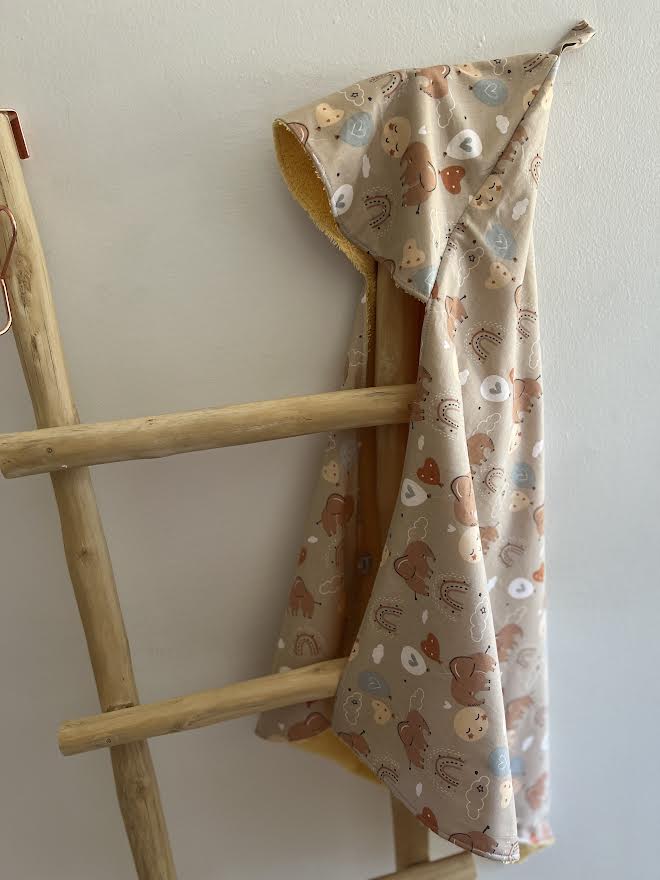 Handmade for Babies - μουρνουζι ελεφαντ