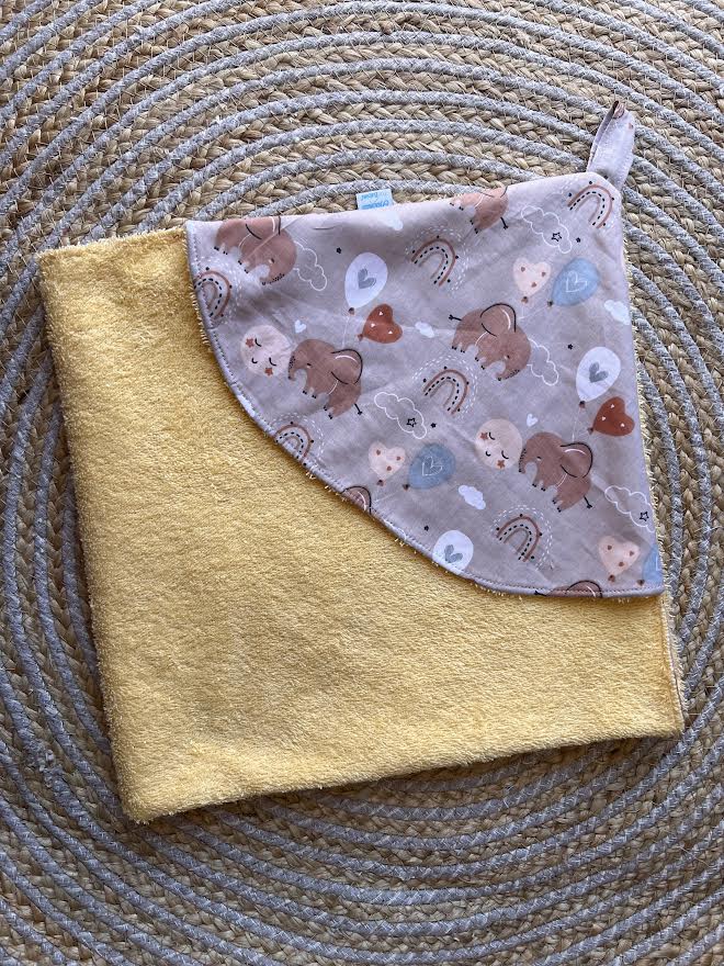 Handmade for Babies - μπουρνουζι ελεφ